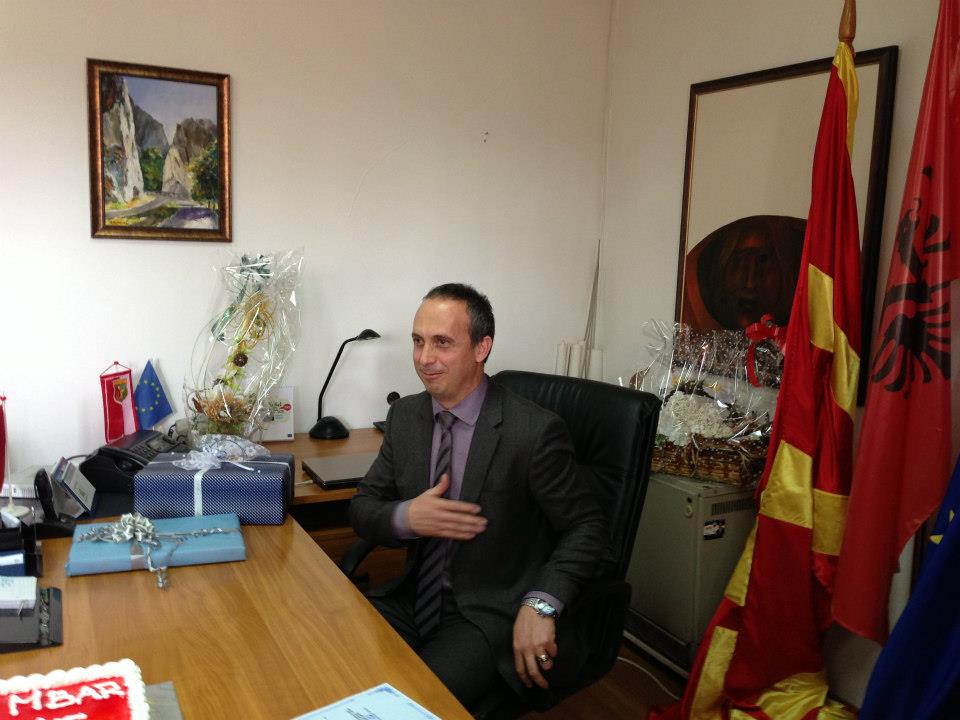 Threatening letter for the mayor of Kërçovë, Fatmir Dehari
