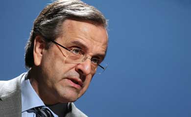 PM Samaras in Helsinki for two-day visit
