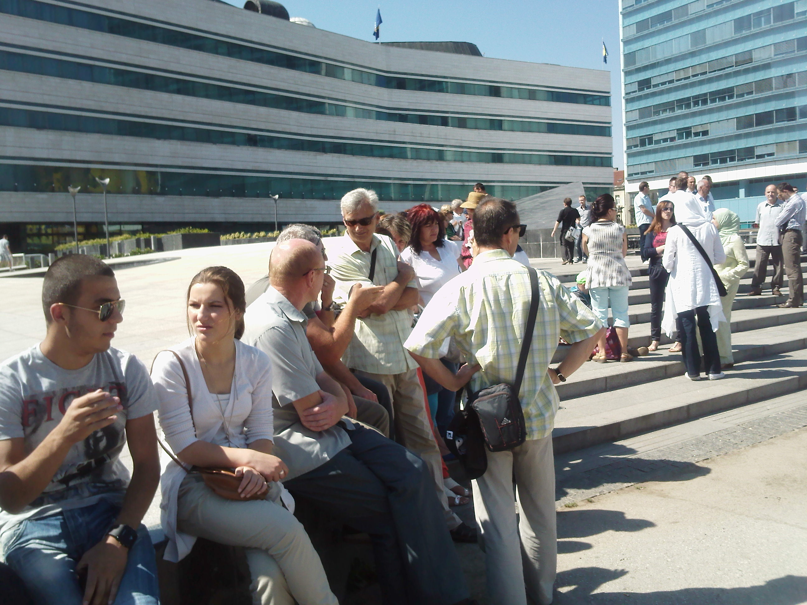 Protests in Sarajevo As Result of Proposal for Amendments to Law on Residence in BiH