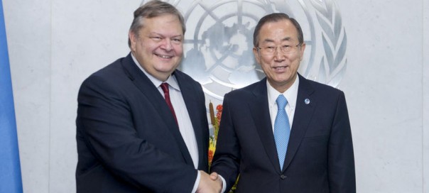 FYRO Macedonia name dispute tops agenda in UN chief’s meeting with Greek foreign minister