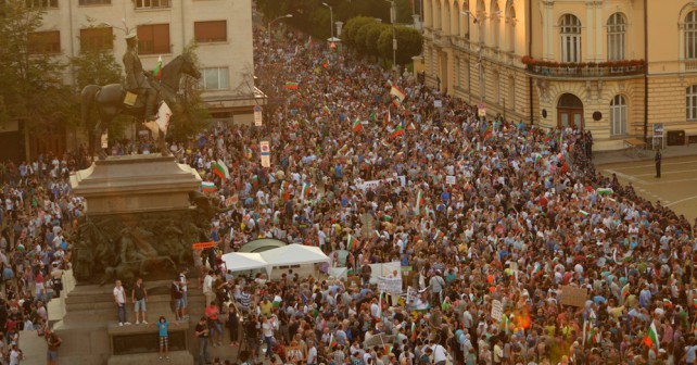 Bulgarian anti-government protests reach third month on September 14