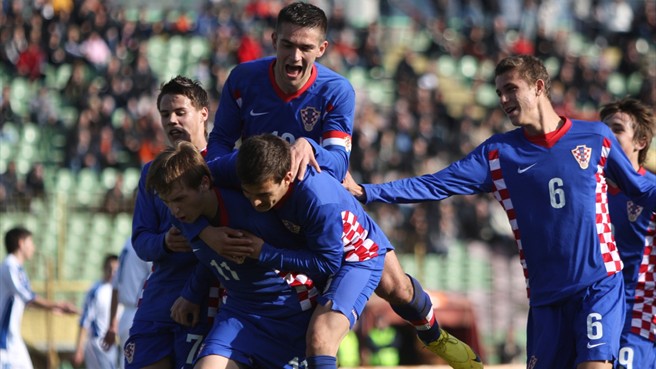 The Croatian football team in the U-17 World Cup