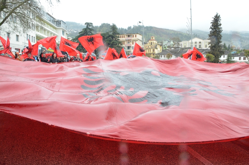 Protests at the Greek consulate in Gjirokaster: Southern Albania, from Preveza to Yoannina