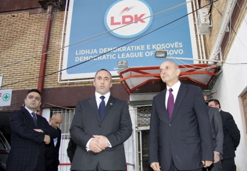 LDK and AAK hold talks for the pre electoral coalition
