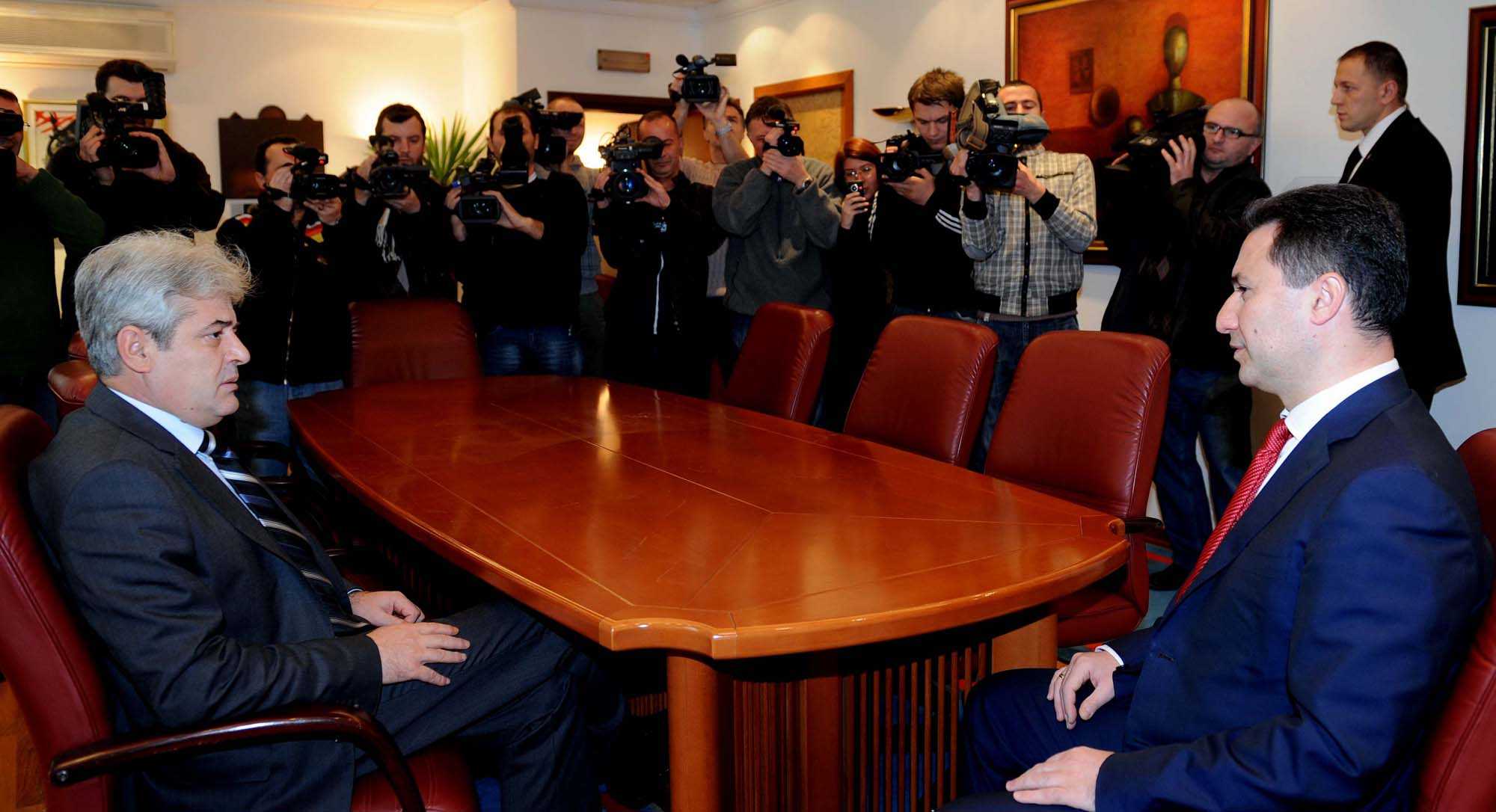 Debates in Skopje following the coalition between VMRO-DPMNE and BDI