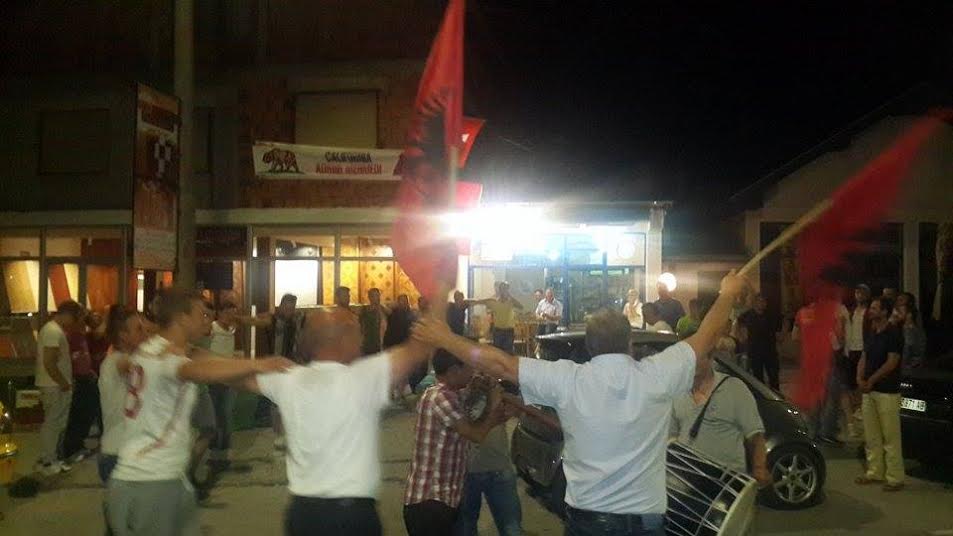 Swiss victory celebrated in Tetovo and Gostivar