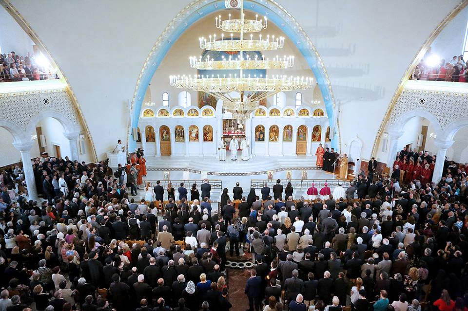Tirana cathedral gathers in Albania the heads of the world Orthodoxy
