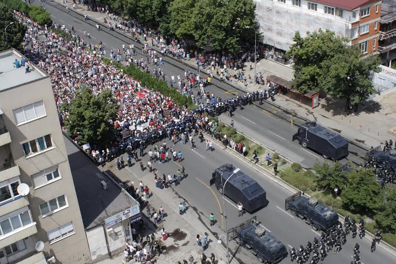Ethnic protests and tensions are jeopardizing Euro-Atlantic integration