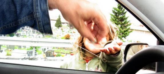 Children beggars on the streets of coastal towns