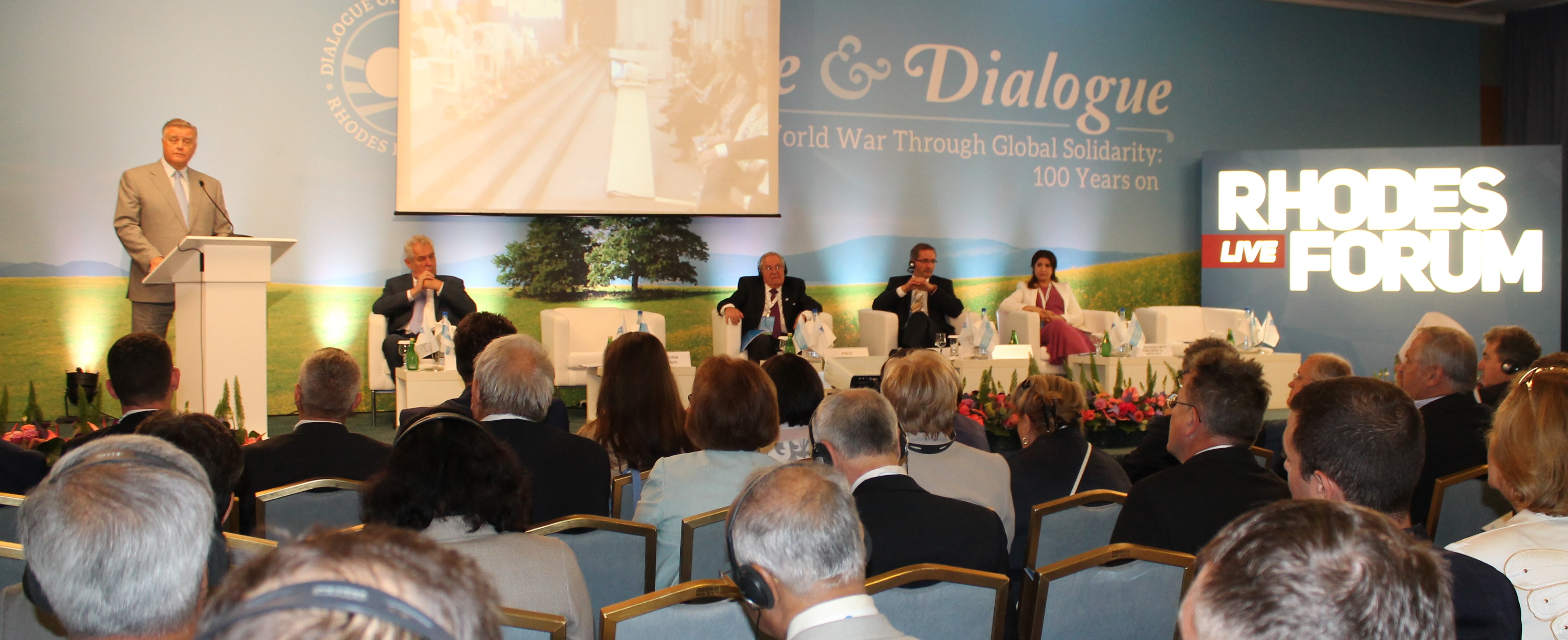 Preventing World War Through Global Solidarity: 100 years on – Rhodes Forum-2014 started its work