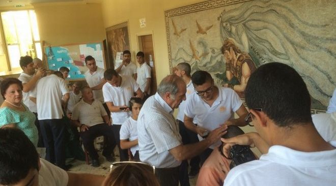 They shaved their heads in support of their classmate