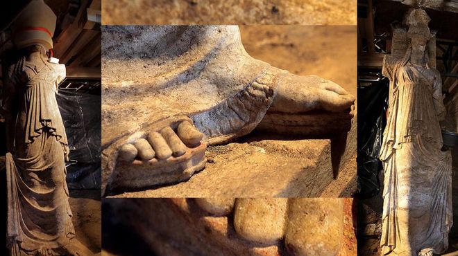 The Caryatids of Amphipolis are revealed