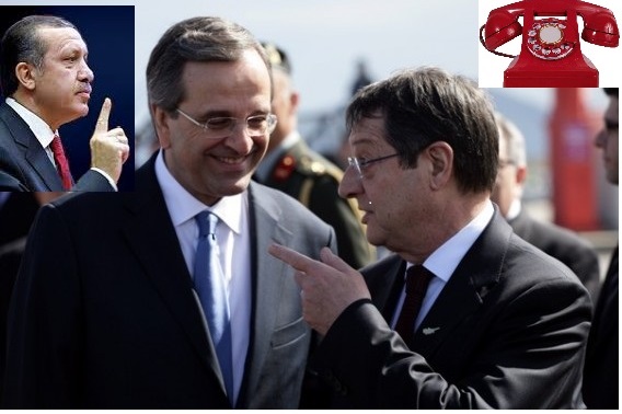 Samaras and Anastasiades speak on phone