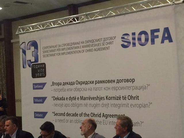 Progress report addresses the issue of the Ohrid Agreement