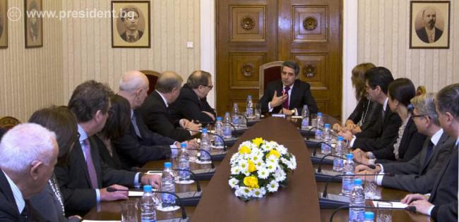 Bulgaria’s President Plevneliev meets ADL: ‘Anti-Semitism, hatred and intolerance must be fought daily’