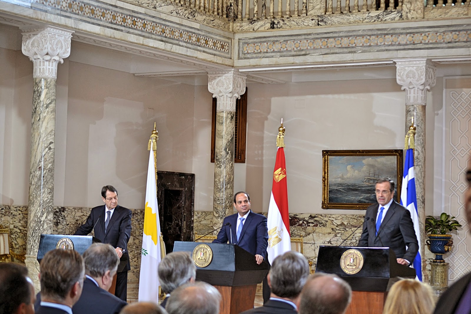 Greece-Cyprus-Egypt trilateral summit concluded in Cairo