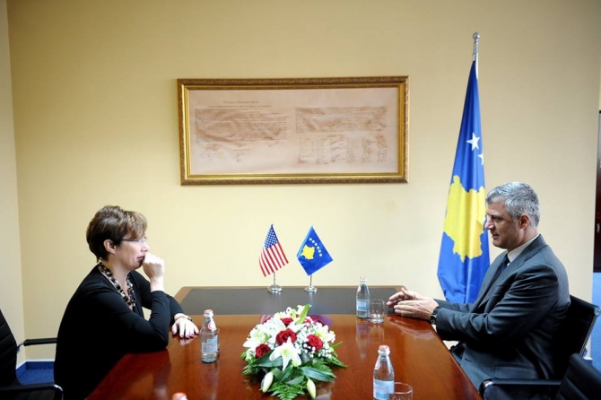 Foreign Minister Thaci assures the US ambassador about the rule of law and continuation of dialogue
