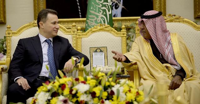 Gruevski holds a visit to Saudi Arabia to attract investments