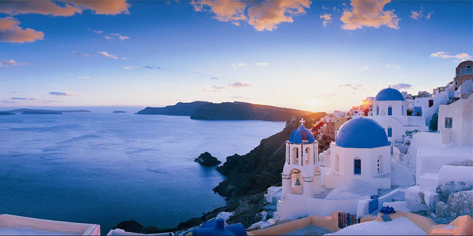 Santorini tops the searches of the Chinese on the Internet