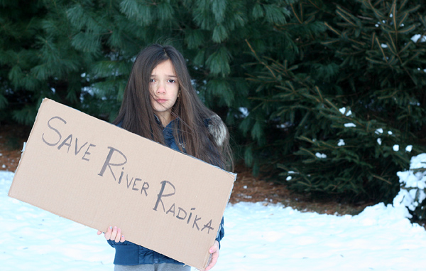 Thousands of residents anxious about the decision on Radika’s river