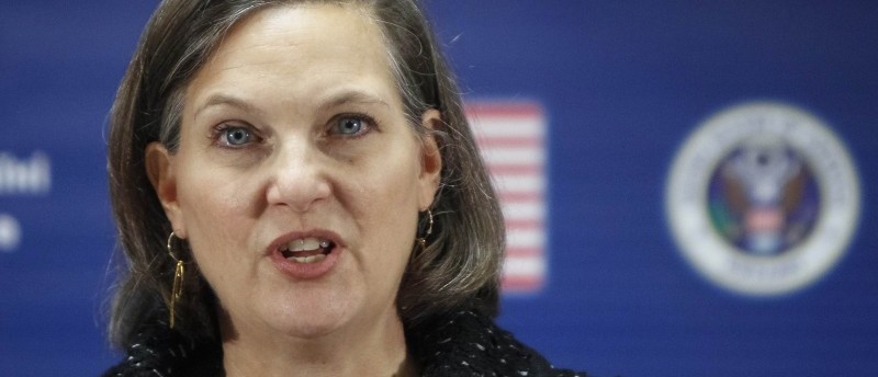 We’re hoping on a solution of the name dispute with the new Greek government, says Nuland