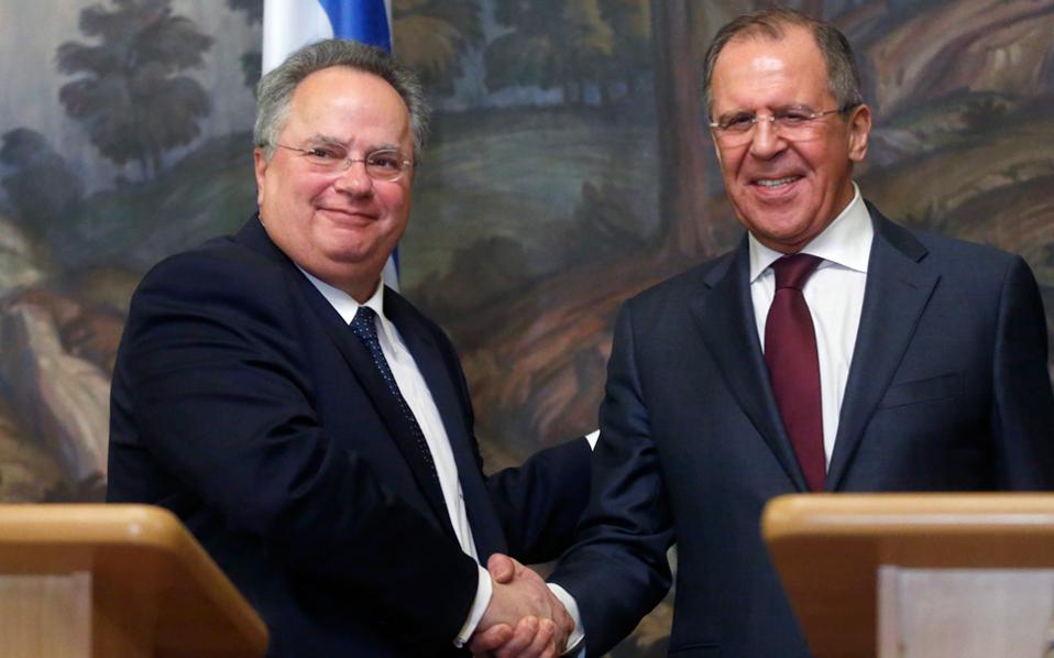 In a friendly atmosphere the meeting Kotzias-Lavrov