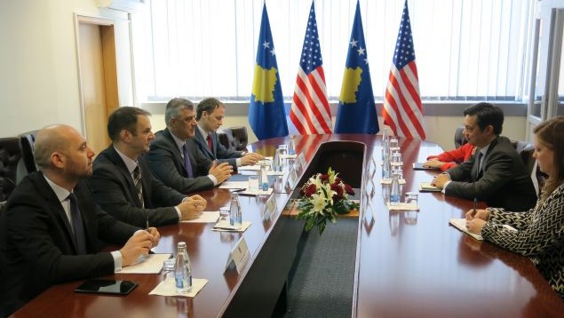 Foreign Minister Thaci demands US support for accession of Kosovo in international institutions