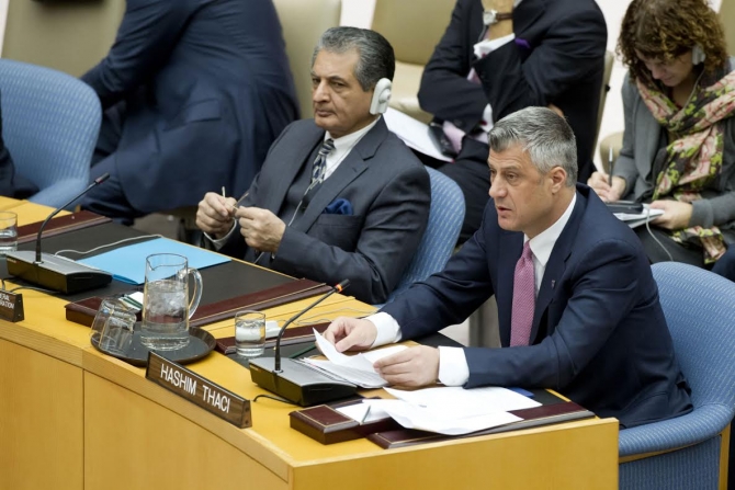 Serbia is still living in the past, says PM Thaci in the UNO