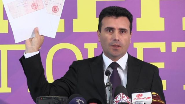 Macedonian opposition leader accused of spying and unlawful attempt to seize power