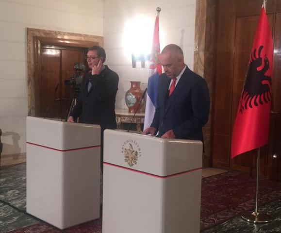 Vucic in Tirana: Kosovo is Serbia. Rama: I do not feel provoked