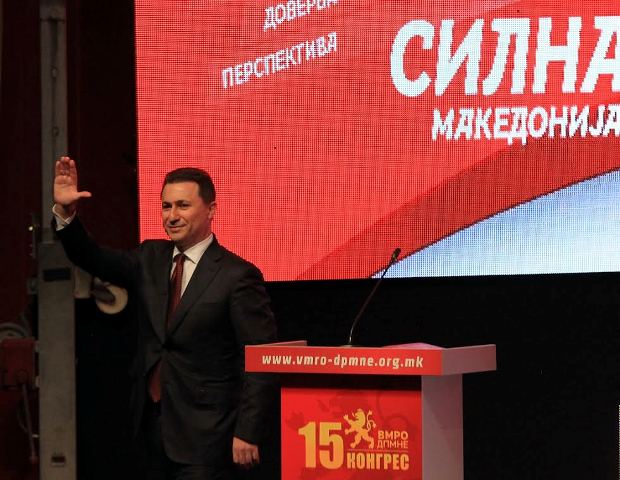 Gruevski is reelected leader of VMRO-DPMNE, opposition demands his resignation from the government