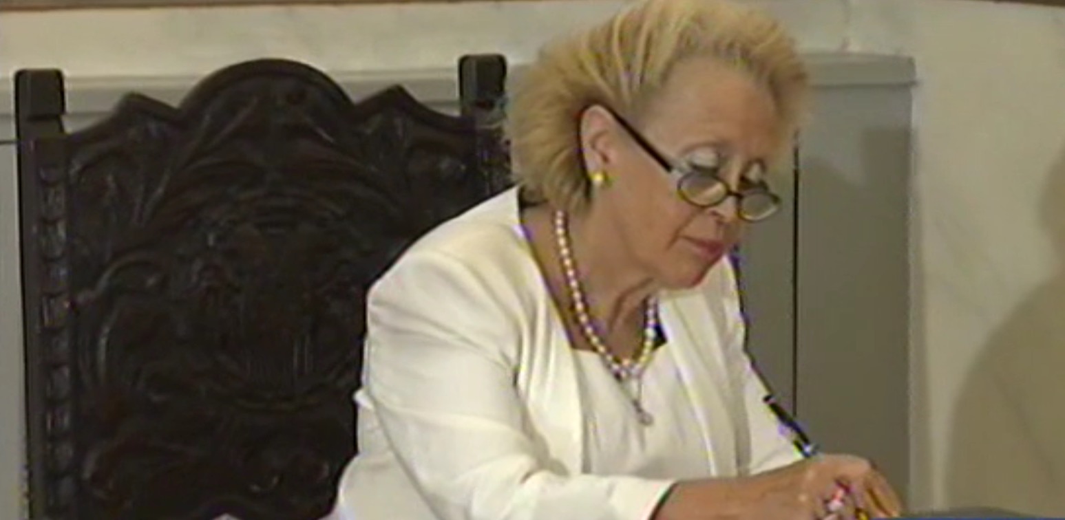 Vasiliki Thanou the first woman Prime Minister of Greece