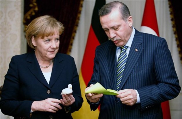 Merkel paid Ankara to act as guardian of it borders?