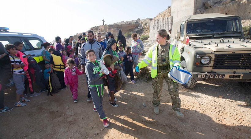 114 refugees arrived in RAF base in Cyprus