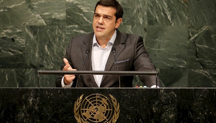 Shameful that Cyprus still remains divided, Tsipras tells UN General Assembly