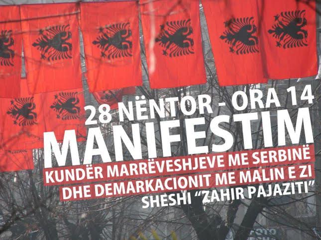 Opposition in Kosovo to organize a rally on 28 November