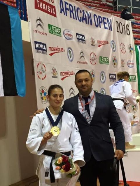 Nora Gjakova wins the golden medal in “African Open Tunis”