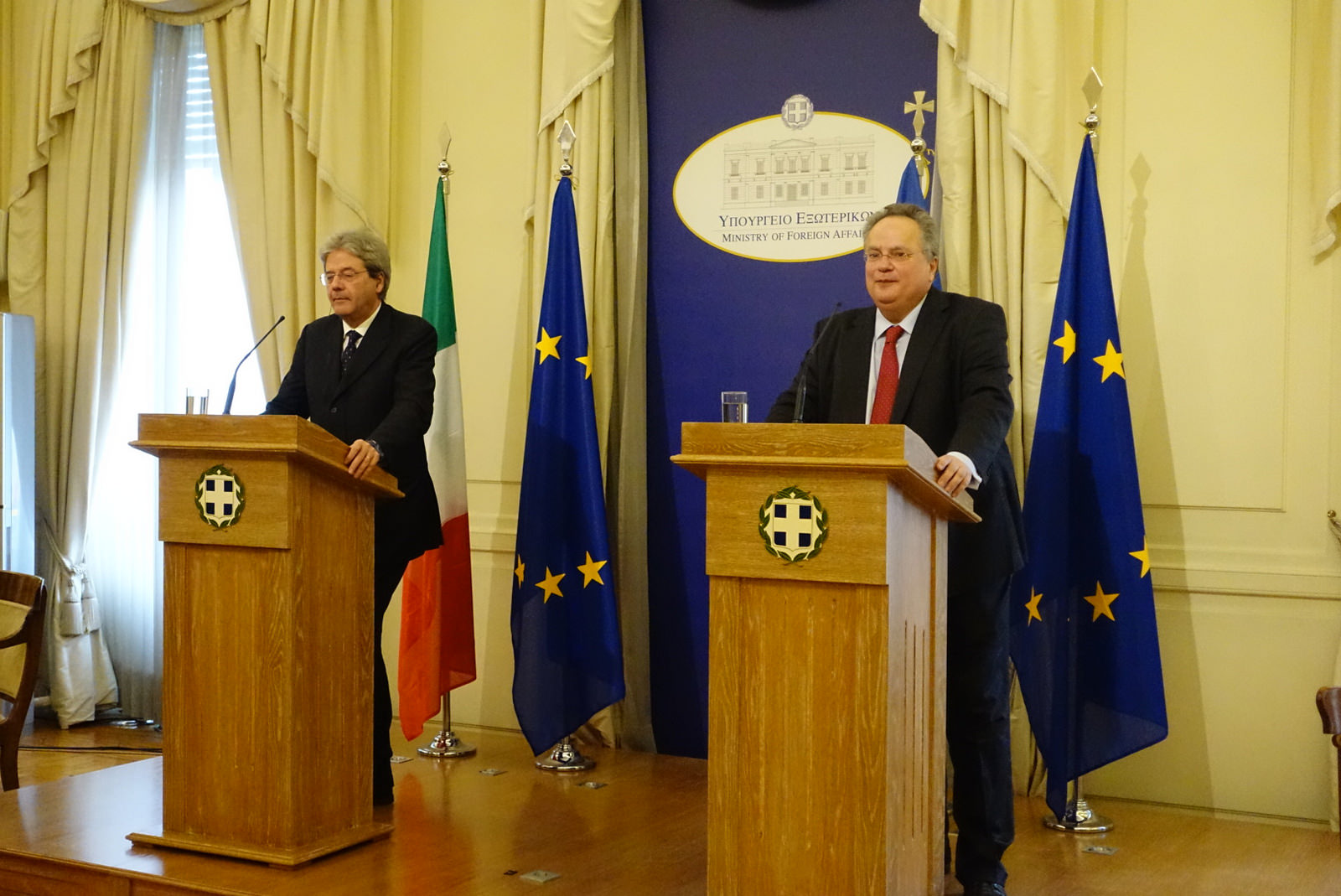 Kotzias-Gentiloni: Greece-Italy relations enter new stage
