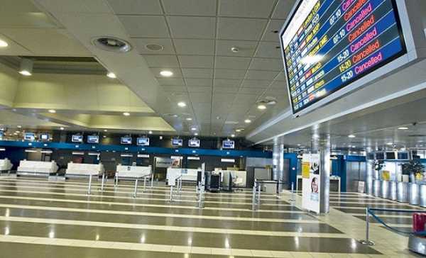 Flight cancellations due to the general strike