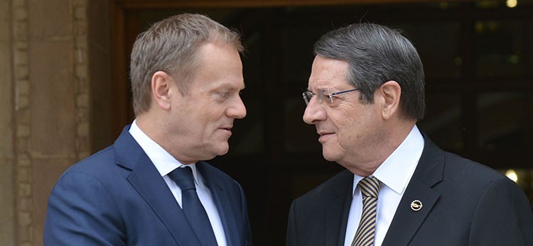 Anastasiades meets Tusk over migration crisis