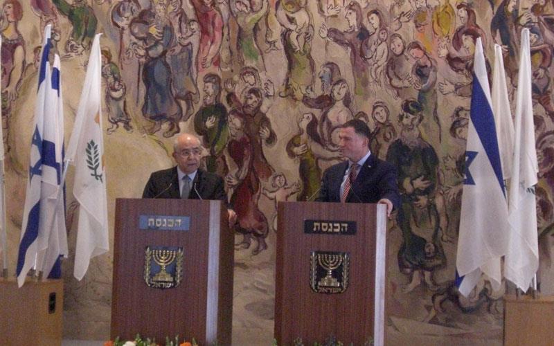 Omirou and Edelstein underline importance of relations between Cyprus and Israel