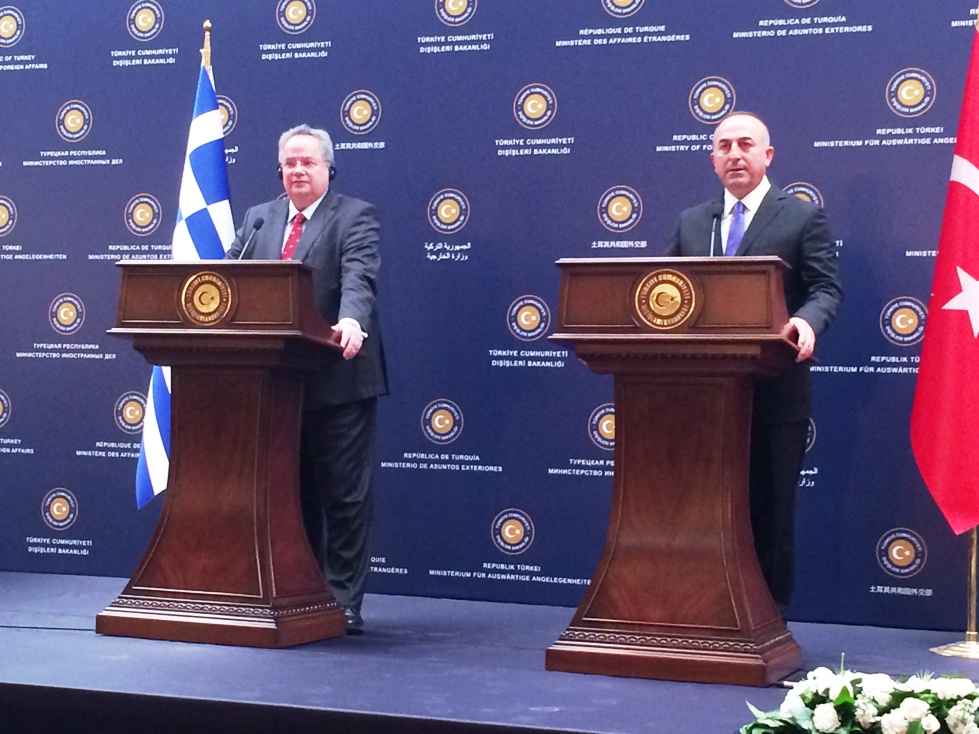 Mevlut Cavusoglu on an official visit to Athens on Friday
