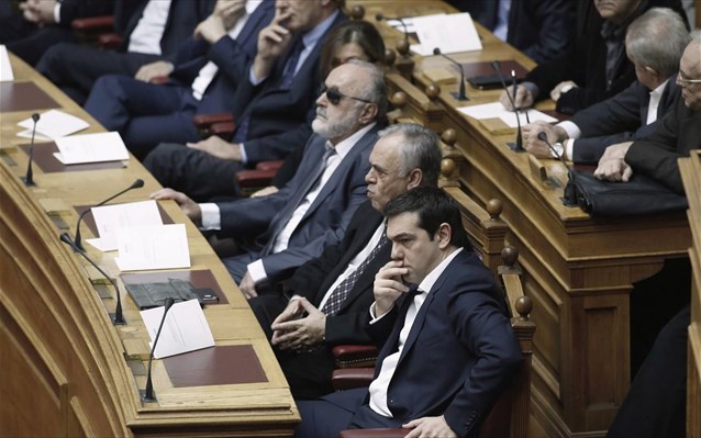 Greek government facing triple political threat