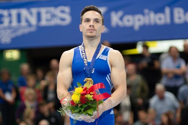 Lefteris Petrounias wins Gold medal at the rings