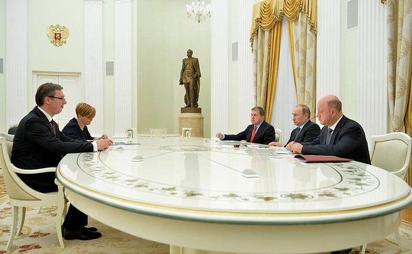 Putin with Vucic on new Serbian government
