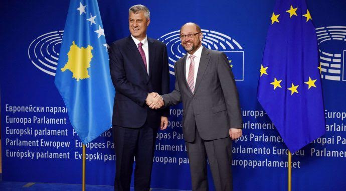 Kosovo’s president meets the head of the European Parliament