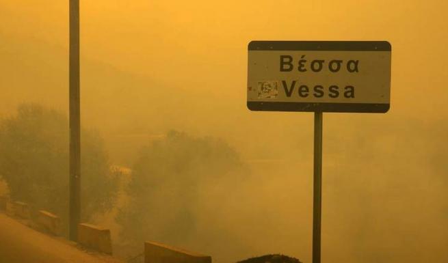 Large fire in Chios – In a state of emergency the south part