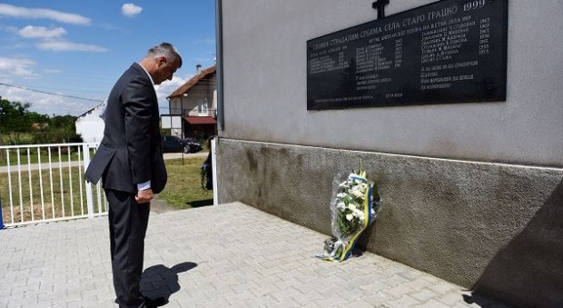 Thaci’s homage in the Serb cemetery sparks reactions in Pristina and Belgrade
