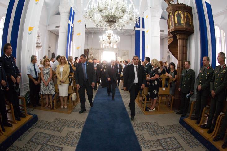 President attends official memorial service for those killed during Turkish invasion