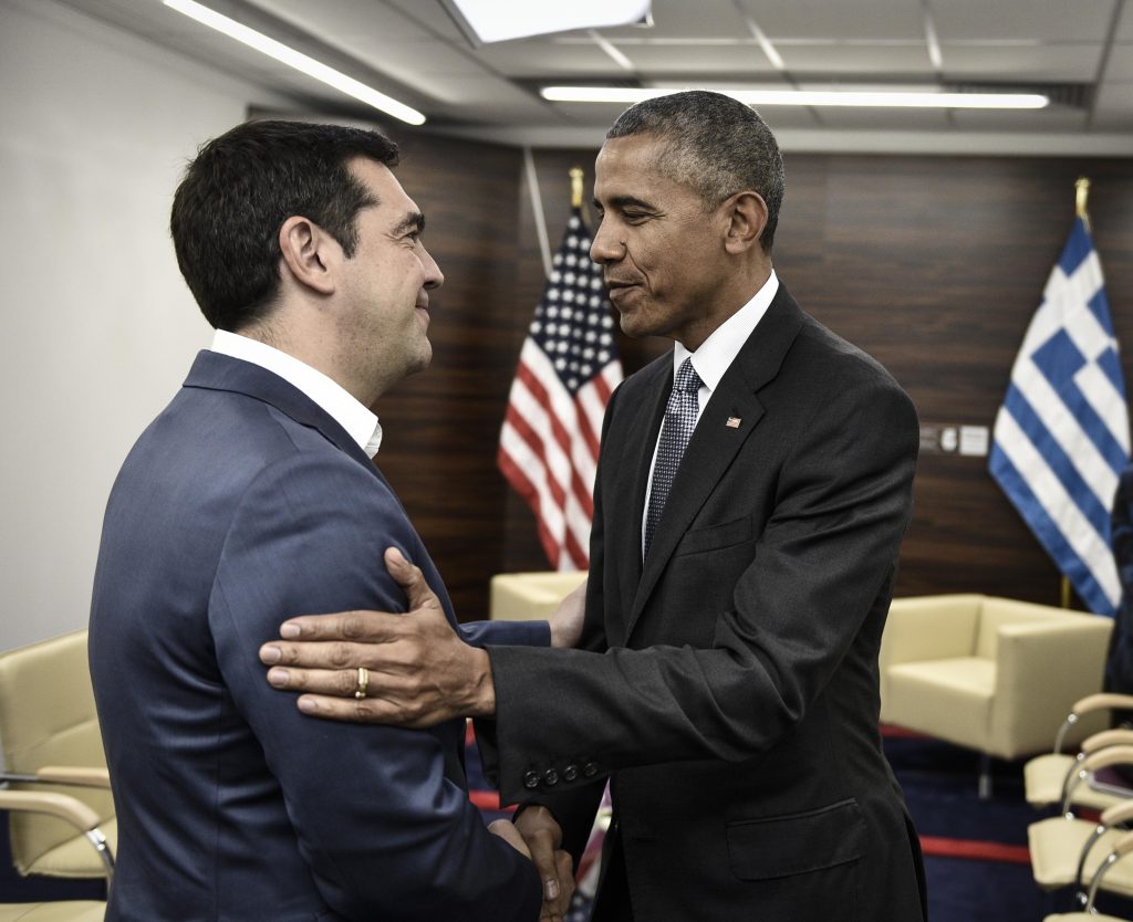 Obama sends strong message of support on debt, refugee issue, in meeting with Tsipras
